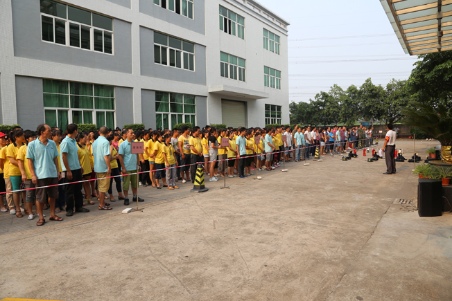 必一运动集团举行消防演习活动